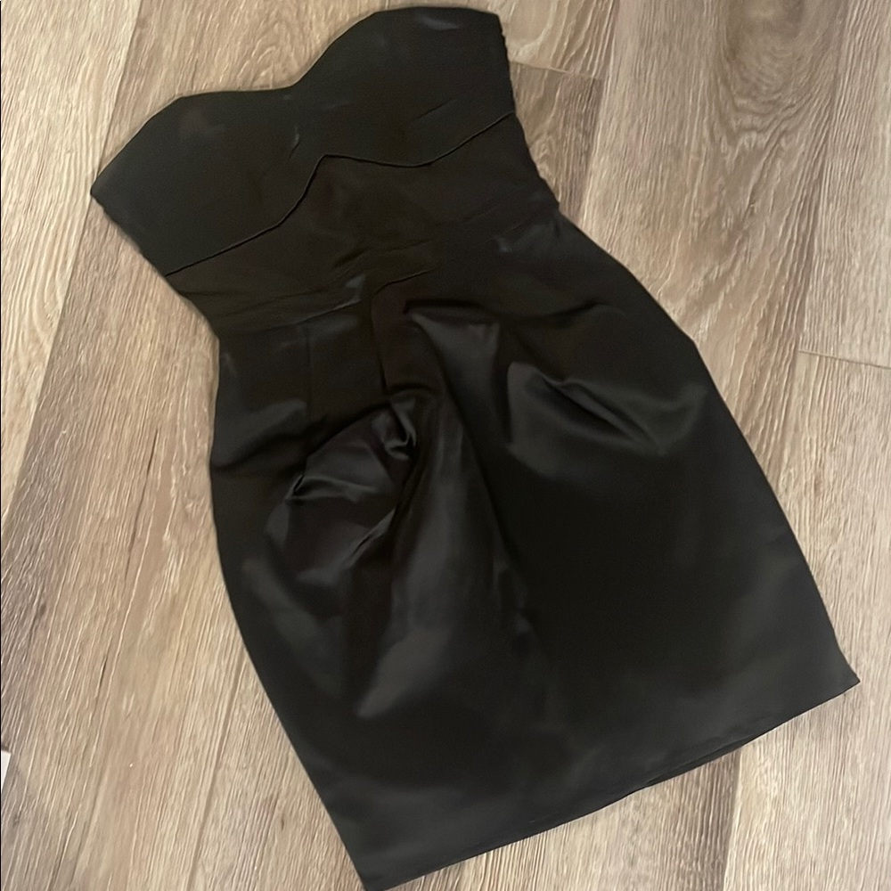 H&M Elegant Black Strapless Dress
